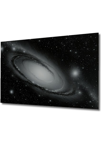 Andromeda Gökadası Yağlı Boya Görünümlü Dekoratif Ahşap Ev/işyeri/ofis Kare Tablo fiyatları