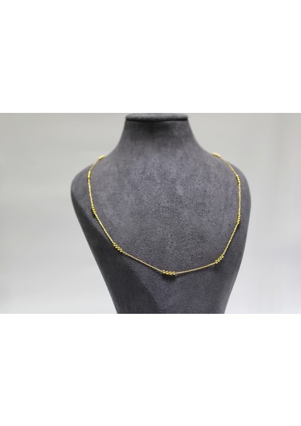 14 Ayar Gerçek Altın Dorikalı Zincir