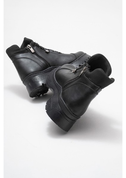 Kadın Bağcıklı Bot Siyah Cilt fırsatları