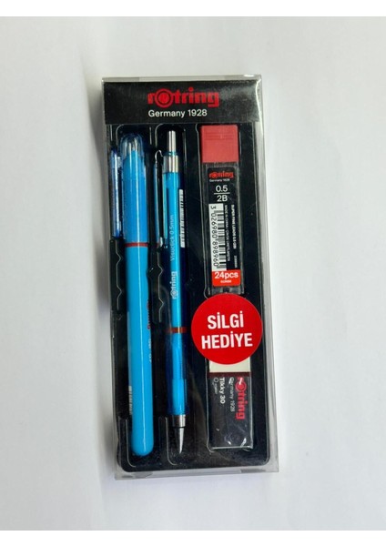 4'lü Kalem Seti (Mavi)