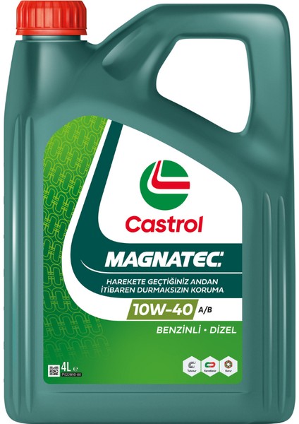Magnatec 10W-40 Motor Yağı 4 Lt - ACEA A3/B4 API SL/CF, Akıllı Molekül Teknolojisi ile Gelişmiş Motor Koruması