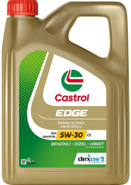 Edge 5W-30 C3 4 Litre Motor Yağı ( Üretim Yılı: 2025 )