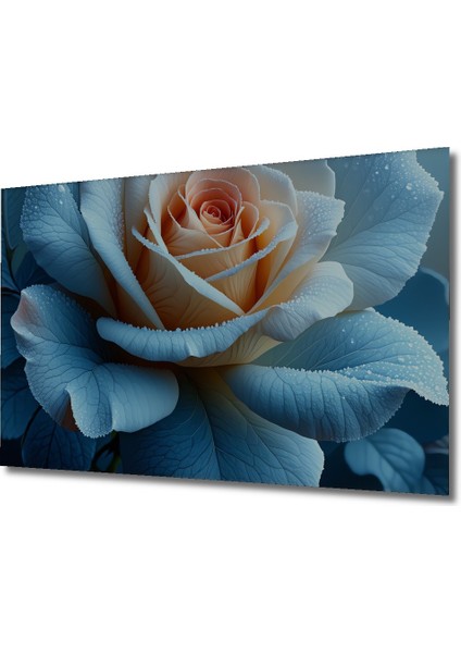 Buz Beyazı Güllü Pastel Boya Görünümlü Dekoratif Ahşap Ev/işyeri/ofis Kare Tablo fiyatları