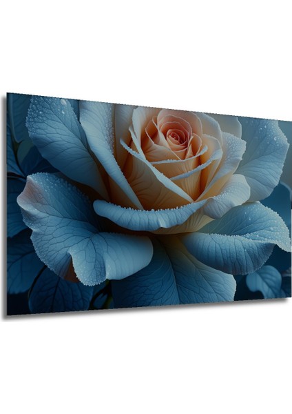 Buz Beyazı Güllü Pastel Boya Görünümlü Dekoratif Ahşap Ev/işyeri/ofis Kare Tablo modelleri