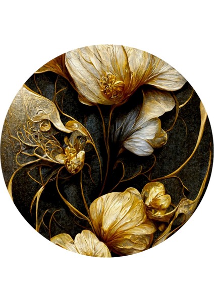 :temperli Cam Daire Tablo, Cam Tablo, Uv Baskı, CTT020