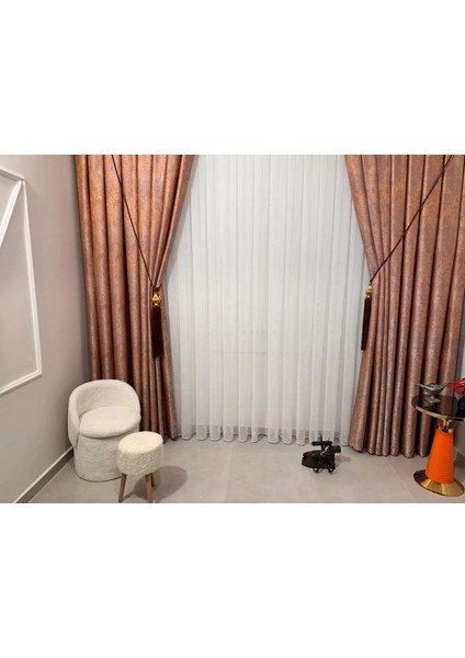 Nivemeshome Mızraklı FIR0914 AR03102 1/2,5 Sık Pileli Beyaz Tül Perde Apm fiyatları