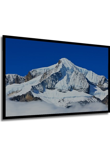 Çerçeve Görünümlü Buzul Dağı Yağlı Boya Görünümlü Dekoratif Ahşap Ev/işyeri/ofis Kare Tablo modelleri