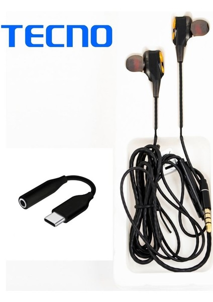 Hot Beats 3D Hifi 4 Hoparlörlü 3.5mm Jack Girişli Type-C Dönüştürücülü Mikrofonlu Kulaklık Siyah J2UC10 indirimleri