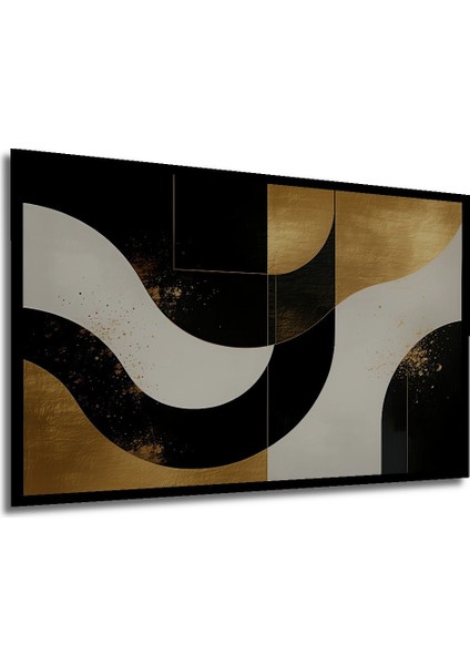 Çerçeve Görünümlü Altın Çağ Modern Sanat Yağlı Boya Görünümlü Dekoratif Ahşap Ofis Kare Tablo modelleri