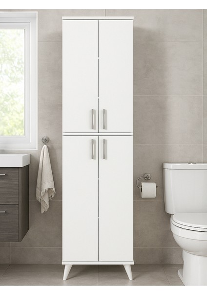 Nappa Çok Amaçlı Dolap Beyaz modelleri