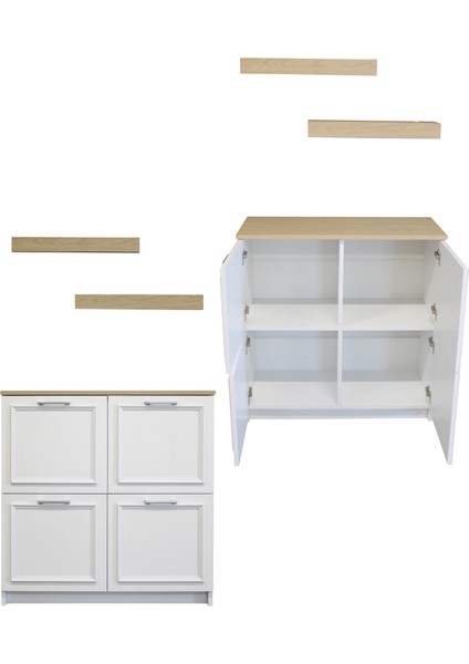 Nifida Çok Amaçlı Dolap Beyaz - Rota