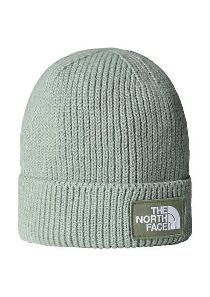 Tnf Logo Box Cuffed Beanie Bere NF0A8CHED5M1 Yeşil