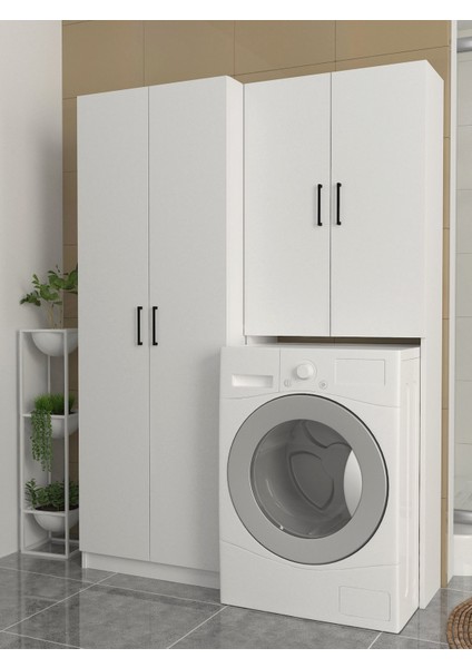 Ternos Çamaşır Makinesi - Tuco 5 Raflı Çok Amaçlı Dolap Beyaz fiyatları