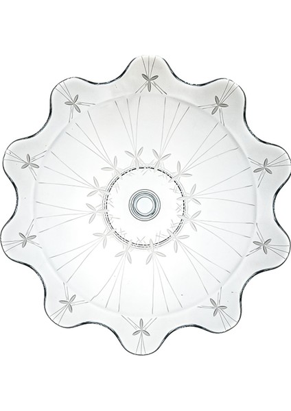 32 cm Ayaklı Cam Meyvelik Sunum Kasesi