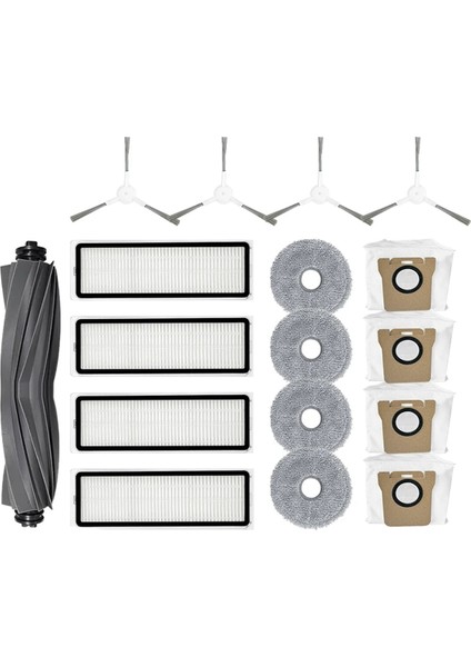 Dreame L10S Ultra / S10 / S10 Pro Robot Vakum Hepa Filtre Mop Bez Bezi Toz Çantası Aksesuarları (Yurt Dışından)