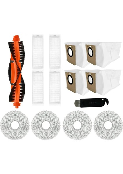 Xiaomi M30 Pro / C107 Için Robot Vakum Ana Fırça Hepa Filtre Posta Pad Toz Çantası Yedek Parçalar Aksesuarları (Yurt Dışından)