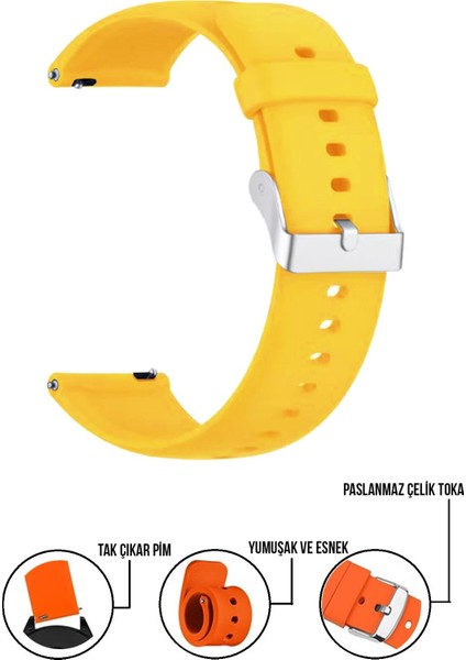 Tcl Movetime MT42 MT42X MT43 MT46 Saat Uyumlu Silikon Akıllı Çocuk Saati Kordonu MT42A72SLK