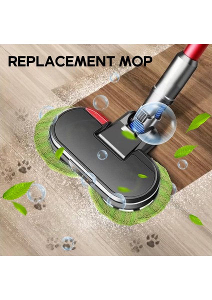 Kablosuz Elektrikli Döner Paspas Süpürgesi Için Yedek Pedi Kablosuz Elektrikli Paspas Yedekleme Yıkayıcı Pedi 8 Mikrofiber Paspas ve 8 Iç Mekan Kullanım Contaları (Yurt Dışından) fırsatları