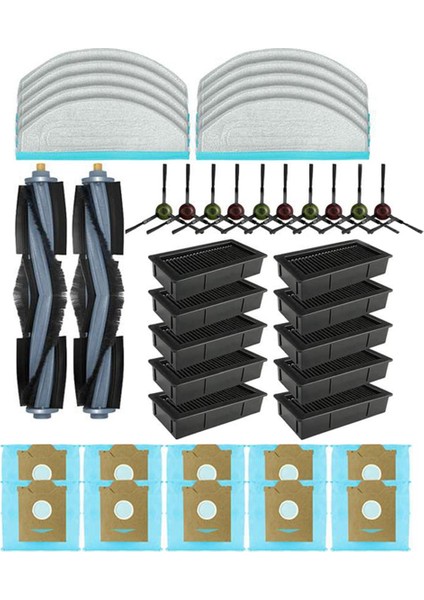 Yeedi Küpü Yeede cc Robot Vakum Yedek Parçalar Aksesuarlar Ana Yan Fırça Hepa Filtre Mop Toz Çanta (Yurt Dışından)