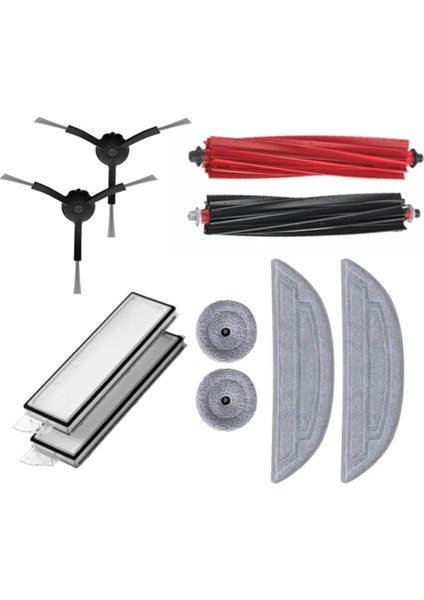Roborock S8 Maxv Ultra Robot Vakum Süpürücü Ana Yan Fırça Pas Paspası Bezleri Hepa Filtreleri Yedek Parça Aksesuarları (Yurt Dışından)