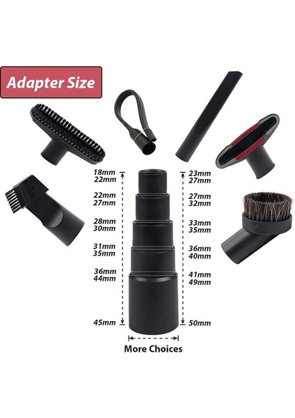 1 1/4inch Vakum Aksesuarları ve Ataşmanları, Ev Temizliği Vakum Fırçası Ataşman Nozeti Esnek Çatlak Aracı (Yurt Dışından) fırsatları