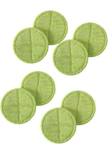 8pcs Kablosuz Elektrikli Döner Paspas Süpürücü Kablosuz Elektrikli Döner Paspas Yatak Pedi, Yeşil (Yurt Dışından)
