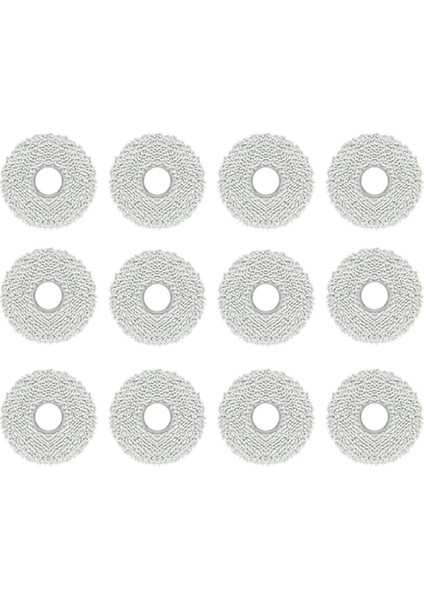 12PCS Xiaomi M30 PRO/C107 Için Paspas Pedleri Robot Elektrikli Süpürge Paspas Bez Pedleri Yedek Yedek Parça Aksesuarları (Yurt Dışından)
