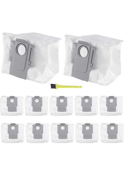Roborock Için 12 Paket Toz Torbaları Max /q7 Max+ /q7 Max Plus, Roborock S7 Maxv Ultra /s7 Pro Ultra Vakum Süpürücü Için (Yurt Dışından) modelleri