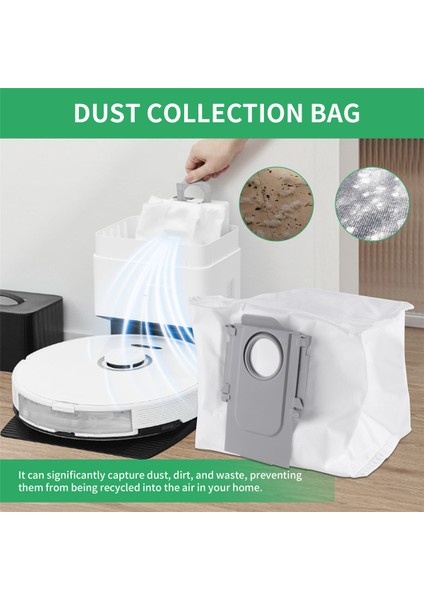 Roborock Için 12 Paket Toz Torbaları Max /q7 Max+ /q7 Max Plus, Roborock S7 Maxv Ultra /s7 Pro Ultra Vakum Süpürücü Için (Yurt Dışından) indirimleri