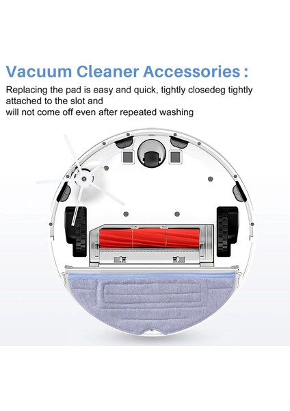 Xiaomi Için 12 Pcs Paspas Bezi Roborock S7 S7 S7 S7 S7 S7 S7 S7 Maxv S7 Maxv Plus S7 Maxv Ultra Q7 Max+ Serisi Robot Vakum Süpürge Parçaları (Yurt Dışından) indirimleri