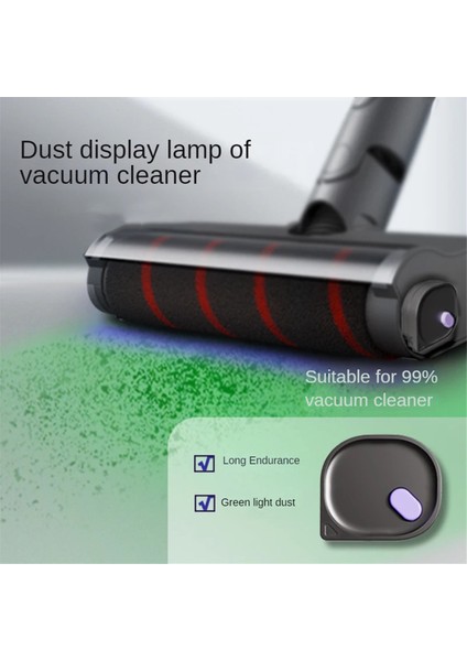 USB Elektrikli Süpürge Lazer Işıkları Gizli Evcil Hayvan Saçları Köpek Köpek Kürk Toz Ekran LED Lamba Evrensel Vakum Parçaları Ev (Yurt Dışından) fırsatları