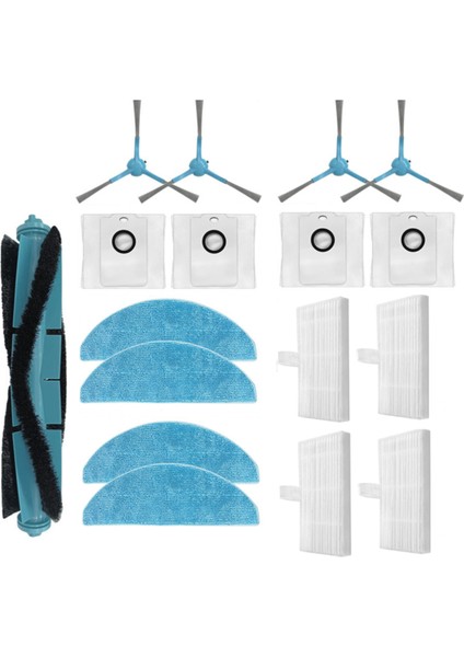 Cecotec Conga Için 7490 Ölümsüz / 8290 Ölümsüz Serisi Vakum Süpürge Parçaları Ana Yan Fırça Filtre Mop Padleri Toz Çanta (Yurt Dışından)