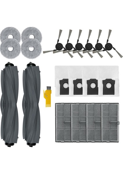 Dream X40 Ultra Robot Vaku Süpürücü Ana Yan Fırça Hepa Filtre Mop Bez Toz Çantaları Yedek Parçalar (Yurt Dışından)