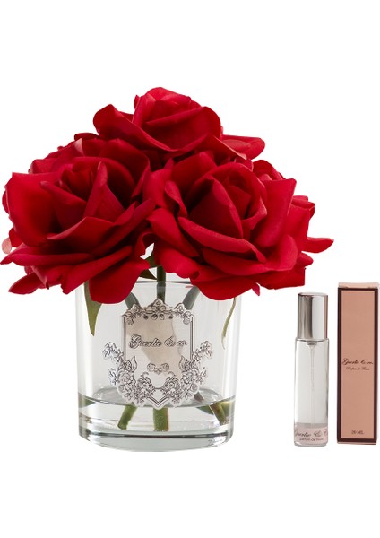 Kırmızı 5 Gül Gümüş