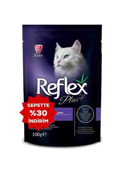 Refleks Plus Kuzu Etli Kedi Konservesi 100GR