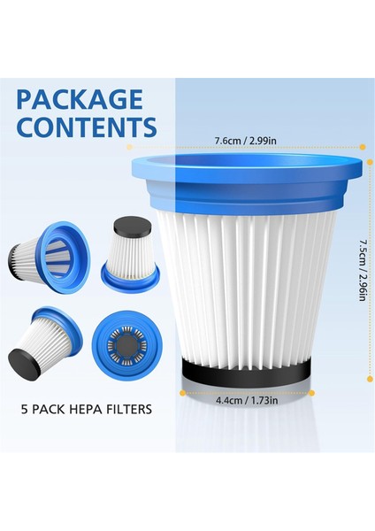 5 Pack 520280 Kenmore Için Hepa Yedek Filtresi DS1030 DS1020 Kablosuz Çubuk Vakum Hafif Temizleyici Hepa Filtreleri (Yurt Dışından) indirimleri