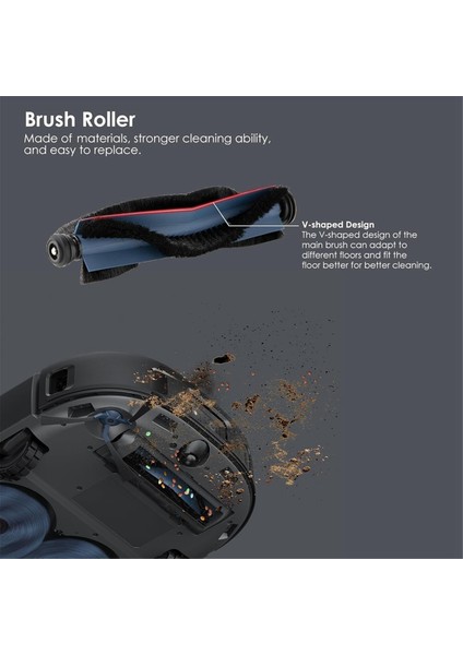 Eufy X10 Pro Omni Için Robot Vakum Süpürücü Ana Yan Fırça Hepa Filtre Mop Bez Pedleri Toz Torbaları Yedek Parçalar (Yurt Dışından) indirimleri