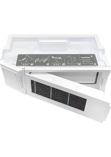 Ecovacs Deebot X2 / X2 Pro / X2 Omnı Robot Vakum Temizleyici Toz Kutusu Toz Bin Hepa Filtre Aksesuar Parça Yedek Siyah (Yurt Dışından) fiyatları