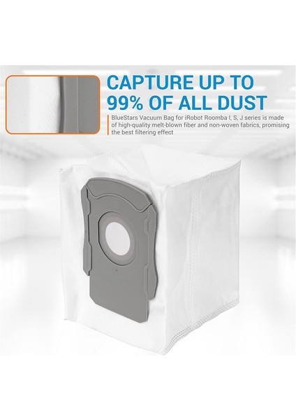 6 Paket Yedek Vakum Torbaları Irobot Odaba I&amp;s &amp; J Serisi J6+ J7 J8+ I7 I7+ (7550) I4+ I5+ I6+ I8+ S9+ J7 J7 (Yurt Dışından) fiyatları