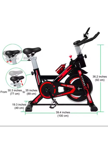 Kondisyon Bisikleti Spor Koşu Egzersiz Bisikleti Spin Bike Dikey Ev Bisikleti Speed modelleri