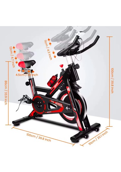 Kondisyon Bisikleti Spor Koşu Egzersiz Bisikleti Spin Bike Dikey Ev Bisikleti Speed indirimleri