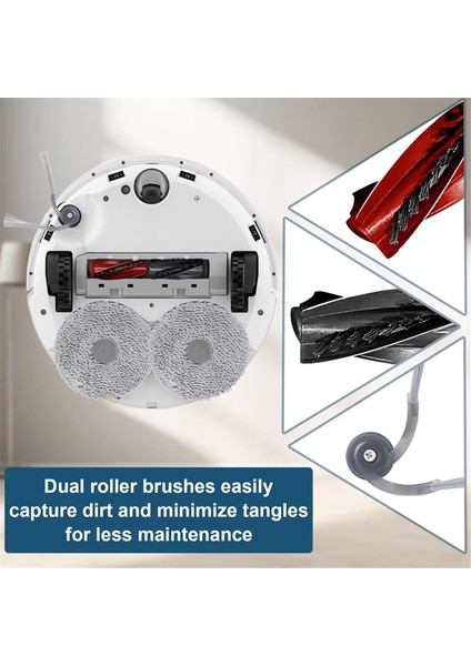 Roborock Qrevo Curve/qrevo Curv/qrevo Kenar Robot Vakum Süpürge Ana Yan Fırça Hepa Filtre Mop Padleri Toz Torbaları (Yurt Dışından) modelleri