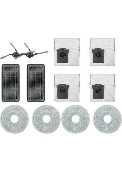 Dreame X40 Pro Ultra Yedek Parçalar Için Fırça Filtre Mop Bez Toz Torbası (Yurt Dışından)