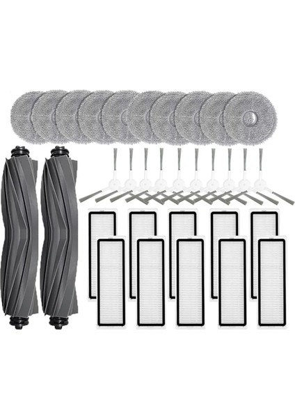 Dreame Bot L10 Prime / L10S Pro Yedek Yedek Parçalar Ana Yan Fırça Hepa Filtre Mop Kumaş Pedleri Aksesuarları (Yurt Dışından)