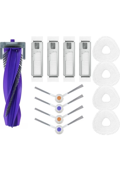 Narwal Için J4 J4 Lite Robot Vakum Temizleyici Yedek Aksesuarlar Filtre Ana Yan Fırça Mop Bezleri Yedek Parçalar (Yurt Dışından)