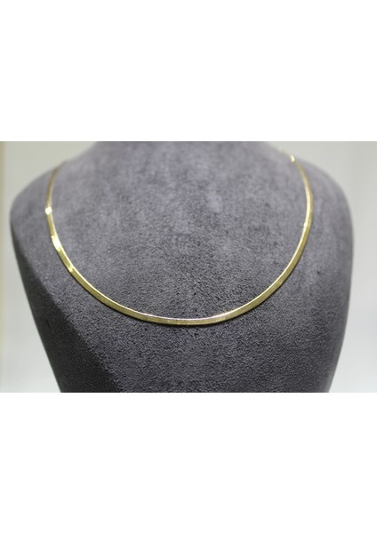 14 Ayar Gerçek Altın Italyan Ezmesi Kolye indirimleri