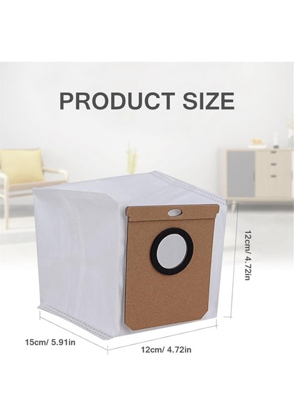 Eufy L50 Ses, L60 Ses Serisi Robtik Vakum Süpürge Için Yedek Toz Torbası, Conga Home 10000, 8090 Ultra, 9090 Aı Için (Yurt Dışından) modelleri