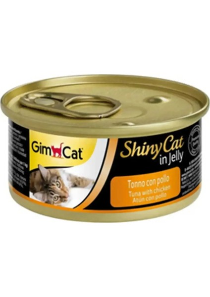 Shinycat Ton Balığı ve Tavuklu Kedi Konservesi 70GR