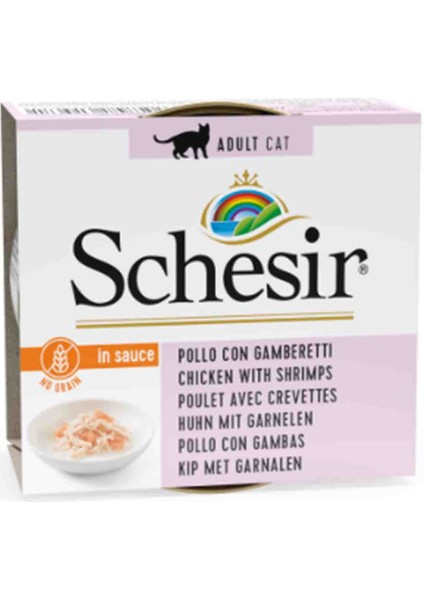 Tavuk ve Karidesli Yetişkin Kedi Konservesi 70GR
