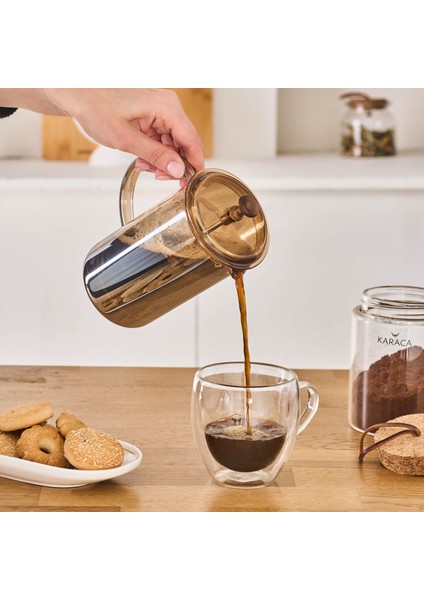 Alina French Press 600 ml Amber fiyatları